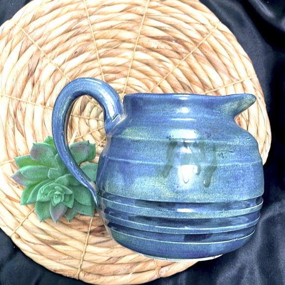 Pottery Pitcher Signed - Picture 2 of 12